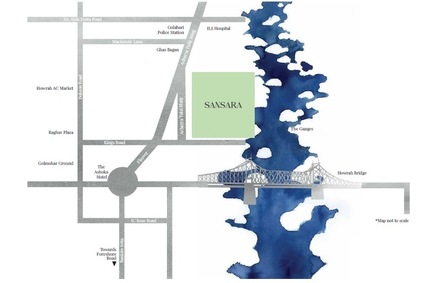 Location SANSARA | Discover Sansara, the tallest riverfront luxury residences, a first-ever in Howrah, offering breath-taking views of the Ganges. With the iconic Howrah bridge as the backdrop, Sansara is a perfect union of nature, family-centric spaces and community living. Here, luxury with simplicity seamlessly weave a haven for its discerning residents.

It’s not just a place to live – it’s a world of its own.

A world where breathtaking residences are perfectly complemented by state-of-the-art recreational fa |SANSARA starting on 2.83 Cr |SANSARA available 3 ,4 BHK Apartments, 5 BHK & Duplex Option Available | SANSARA at Golabari, Howrah, West Bengal, Kolkata | Upcoming residential projects near Golabari, Howrah, West Bengal | Top Real Estate Projects in Golabari, Howrah, West Bengal Kolkata | SANSARA | 3 ,4 BHK Apartments, 5 BHK & Duplex Option Available Luxury apartment in Kolkata by AV Realco | Apartments for sale Golabari, Howrah, West Bengal in Kolkata | Best real estate consultant in Kolkata | AV Realco, real estate consultants Kolkata, luxury apartments Kolkata, affordable housing Kolkata, real estate projects Kolkata, Affordable housing in Kolkata, Budget flats in Kolkata, 1 BHK apartments in Kolkata, Small apartments for sale in Kolkata, Flats under ₹50 lakh in Kolkata, Compact homes in Kolkata
