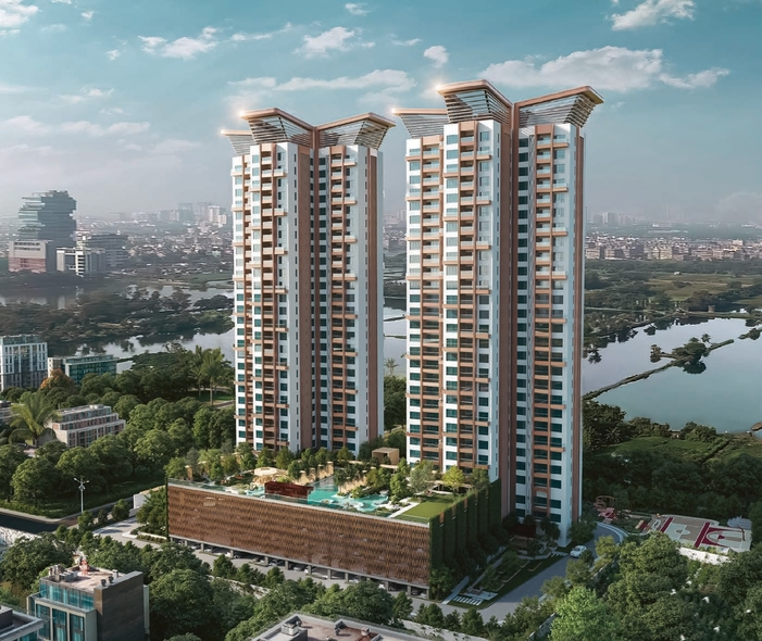 Luxury apartment in Kolkata by AV Realco